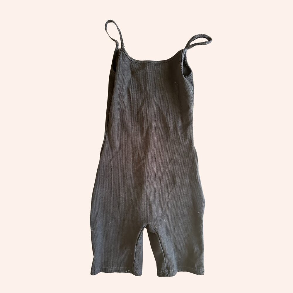 Black Bumpsuit Jumpsuit